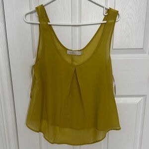 Apple green Sleeveless Women's Top